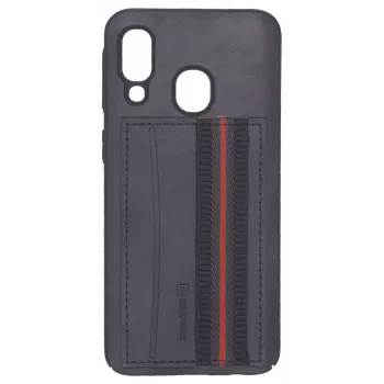 Evelatus Samsung A40 Cubit Plastic Black Protective Case