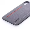 Evelatus Apple iPhone X 6127 Gray Liquid Silicone Back Cover