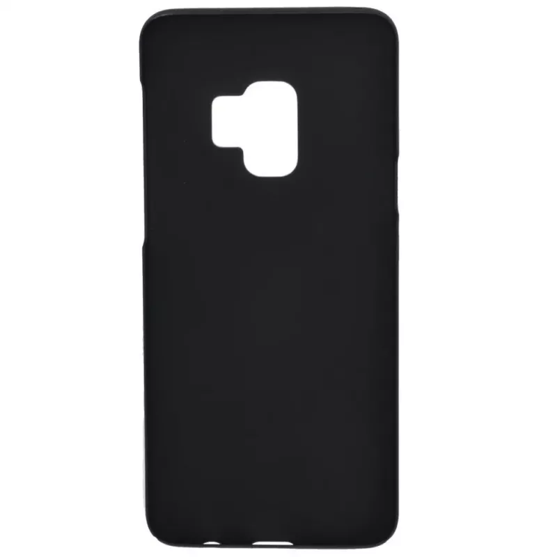 Evelatus Samsung Galaxy S9 aizmugurējais vāciņš melns silikons