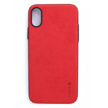 Evelatus Apple iPhone X Velvet Red Back Cover