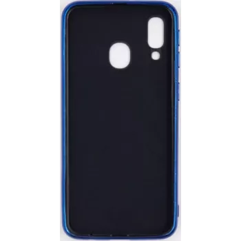 Evelatus Samsung Galaxy A40 Water Ripple Full Color Electroplating Tempered Glass Screen Protector Blue