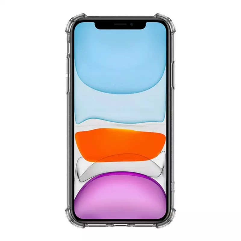 Evelatus Apple iPhone 11 Military Shockproof Silicone Case TPU Transparent