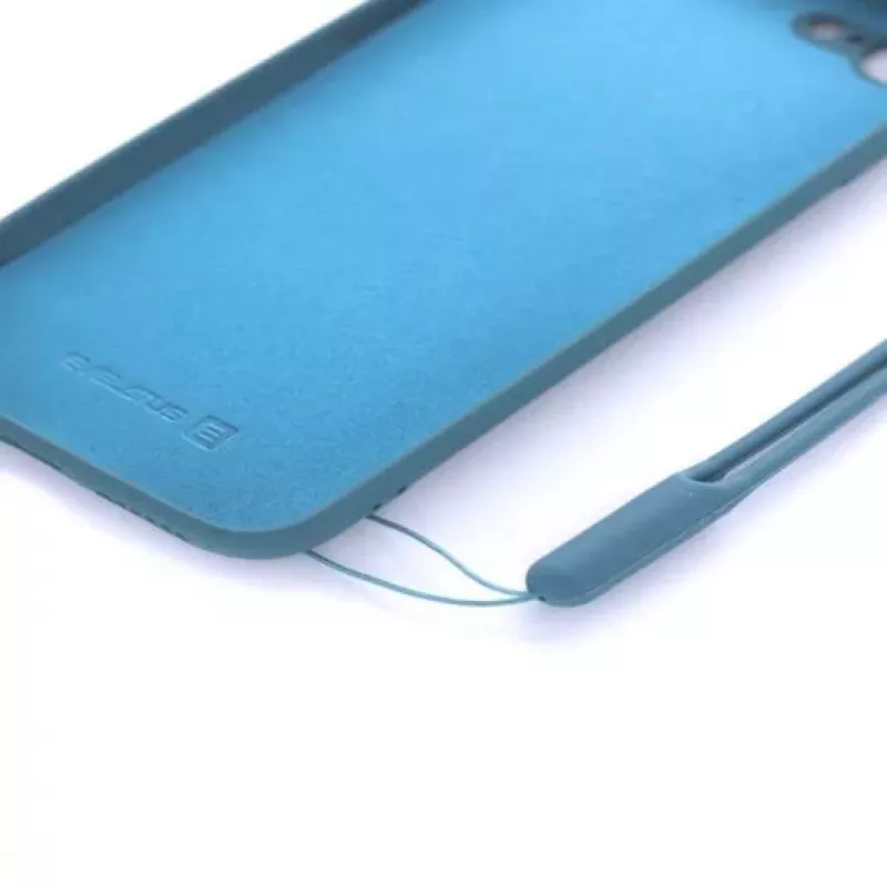Evelatus Apple iPhone 7/8 Soft Touch Silicone Case with Strap Blue