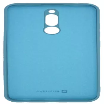 Evelatus Xiaomi Redmi 8 Soft Touch Silicone Case with Strap Blue