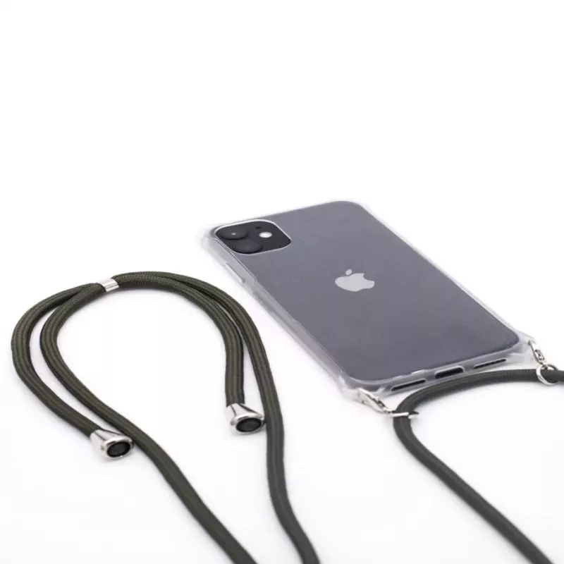 Evelatus Samsung Galaxy S10 Case with Rope Green Transparent