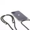 Evelatus Apple iPhone 11 Pro Max Maciņš ar Virvi Zaļš Caurspīdīgs