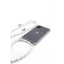 Evelatus Apple iPhone X/XS Maciņš ar Auklu Baltas Svītras Caurspīdīgs