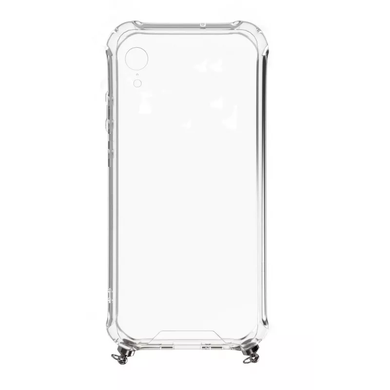 Evelatus Apple iPhone XR Case with Rope Pink Transparent