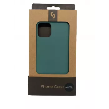 Connect Apple iPhone 11 Pro Soft Case ar Apakšdaļu Midnight Green