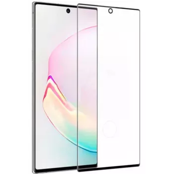 EVELATUS Samsung Galaxy Note 10 Clear Glass UV Screen Protector ar līmi