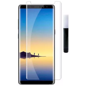 Evelatus Samsung Galaxy Note 8 Clear Glass UV + Glue Screen Protector