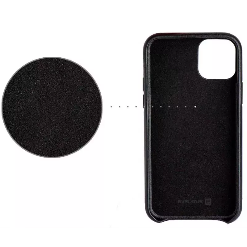 Evelatus Apple iPhone 11 Pro Leather Case Black