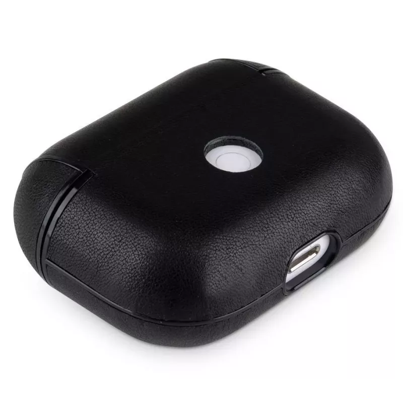 Evelatus Apple AirPods Pro ādas aizsargmaciņš melns