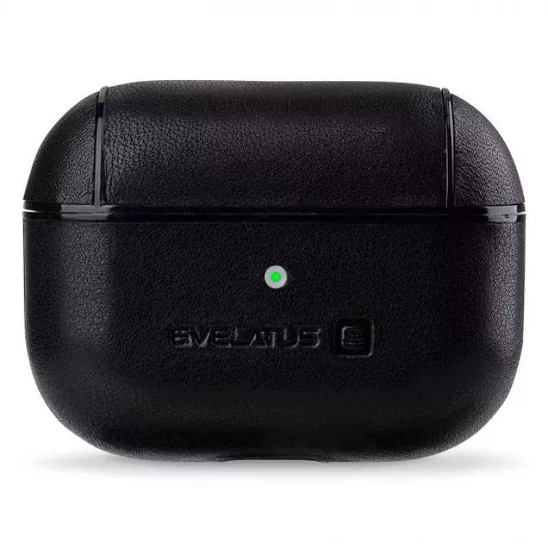 Evelatus Apple AirPods Pro ādas aizsargmaciņš melns