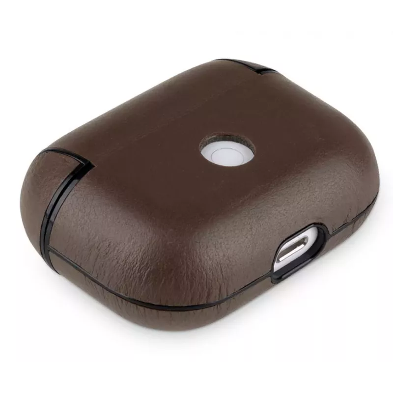 Evelatus Apple AirPods Pro ādas aizsargmaciņš brūns