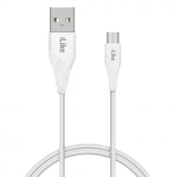 iLike Charging Cable for MicroUSB ICM01 White