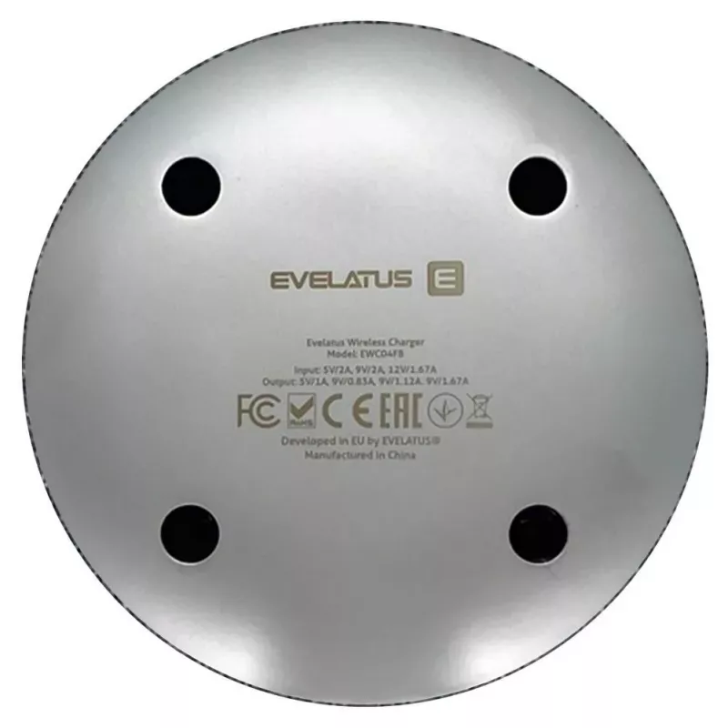 Evelatus Wireless Desk Charger EWC04 Fabric - 10W Qi uzlādes paliktnis