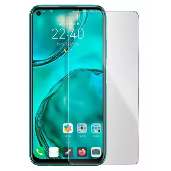 Evelatus ekrāna aizsargs Huawei P40 lite, 0.33mm plakans rūdīts stikls, caurspīdīgs, Japānas līme, antistatisks