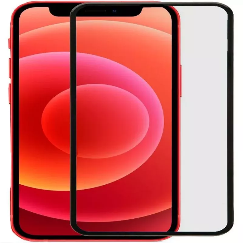 EVELATUS Apple iPhone 12 Mini 5.4 inch 2.5D pilna pārklājuma Japānas līmes stikla pretstatiskais ekrāna aizsargs