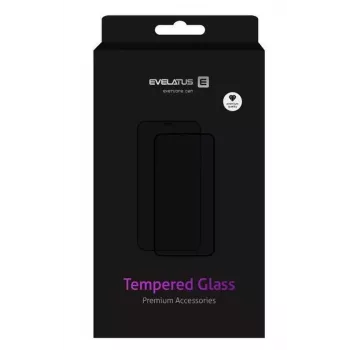 EVELATUS Apple iPhone 12 Mini 5.4 inch 2.5D pilna pārklājuma Japānas līmes stikla pretstatiskais ekrāna aizsargs