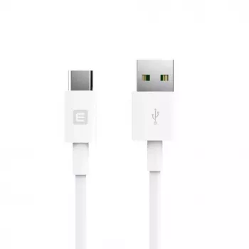 Evelatus Datu kabelis Type-C ierīcēm, TPC07 Balts - USB-A uz USB-C, 1.2m, 15W uzlāde, datu sinhronizācija