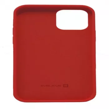 Evelatus Apple iPhone 12/12 Pro Premium Soft Touch Silicone Case Bright Red