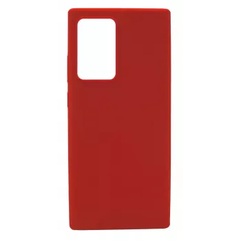 Evelatus Premium Soft Touch Silicone Case for Samsung Galaxy Note 20 Ultra - Red