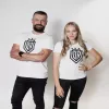 Dinamo vīriešu T-krekls «DINAMO» ar melnu apdruku XXL balts