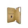 Evelatus Book Case for Xiaomi Redmi 9T - Gold - PU Leather with TPU Shell, Wallet Folio with Kickstand and Card Slots