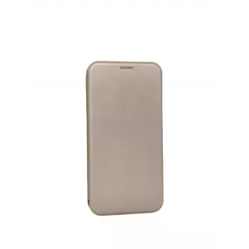 Evelatus Book Case for Xiaomi Redmi 9T - Gold - PU Leather with TPU Shell, Wallet Folio with Kickstand and Card Slots