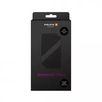 Evelatus Apple iPhone X/XS/11 Pro matēts 2.5D Silk Cover Japan Glue stikla pretstatiskais ekrāna aizsargs