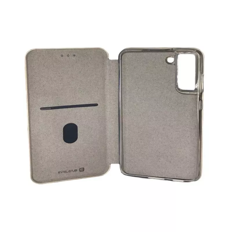 Evelatus Samsung Galaxy S21 FE Book Case Gold