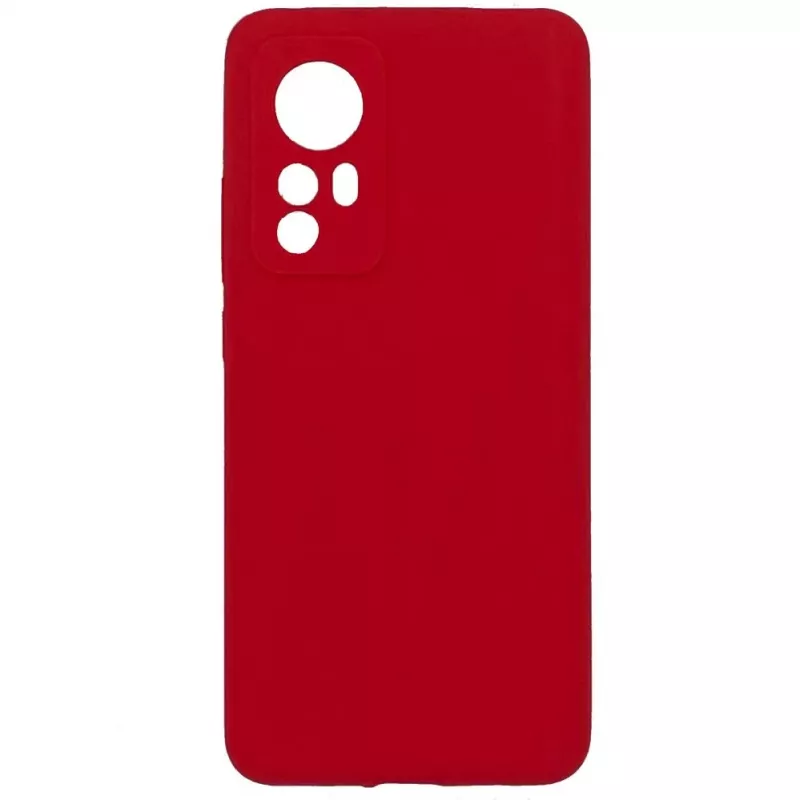 Evelatus Xiaomi 12/12X Premium Soft Touch Silicone Case Red