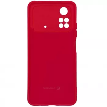 Evelatus Xiaomi Poco X4 Pro 5G Premium Soft Touch Silicone Case Red