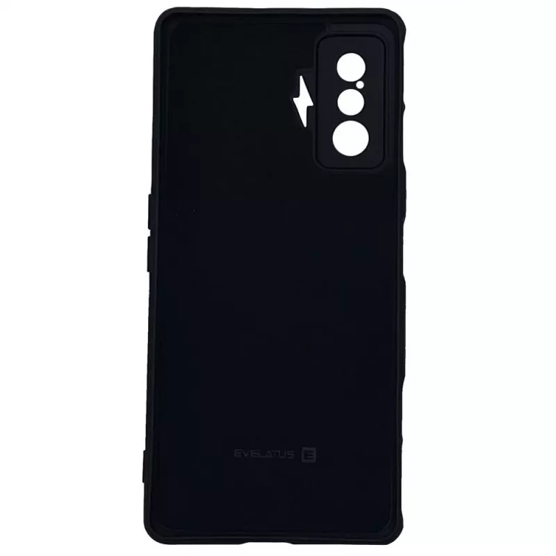 Evelatus Xiaomi Poco F4 GT Nano Silikona Maciņš Soft Touch TPU Melns