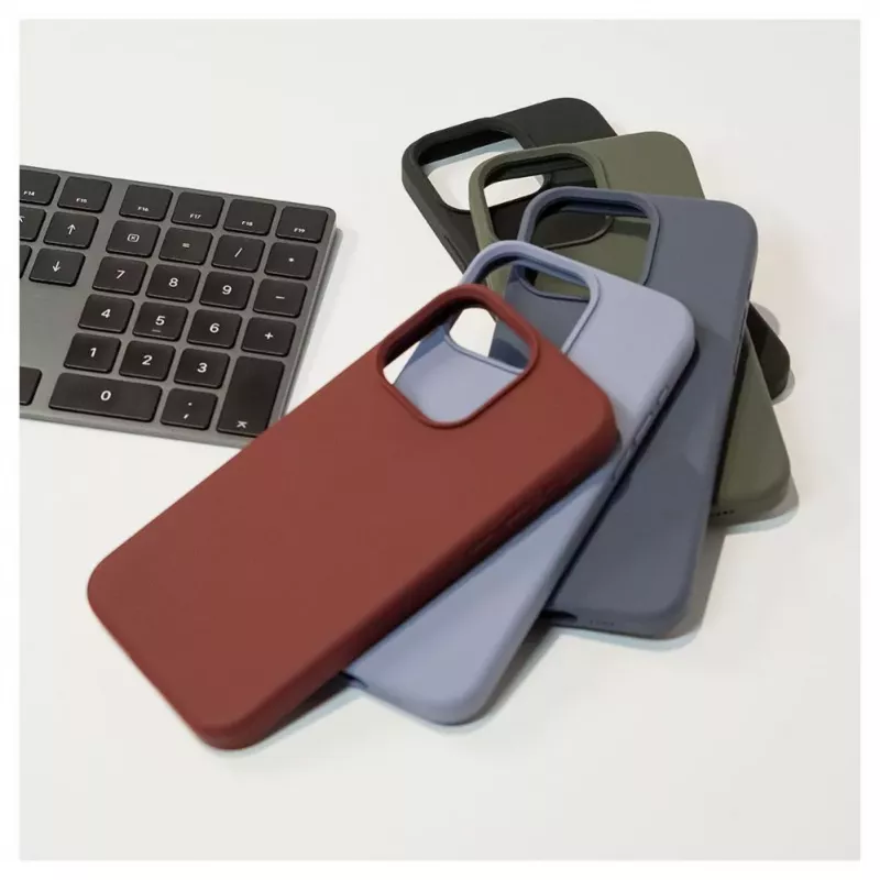 EVELATUS Premium Soft Touch Silicone Case for Apple iPhone 14 Pro Max 6.7 - Black