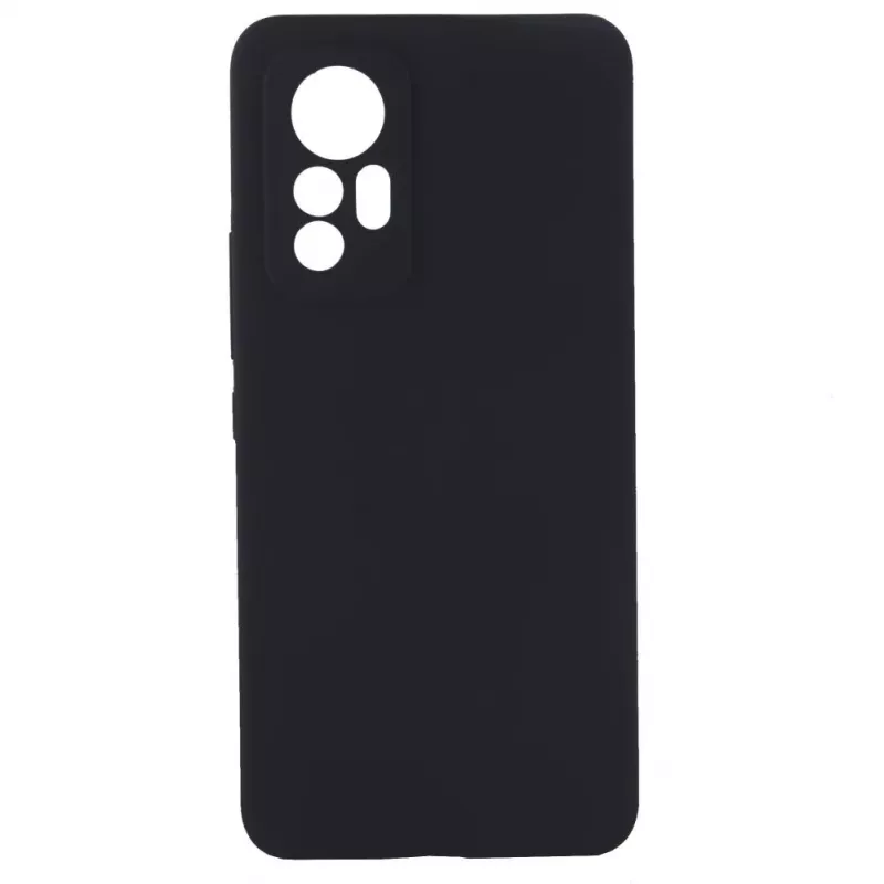 Evelatus Xiaomi 12 Lite Premium Soft Touch Silicone Case Black