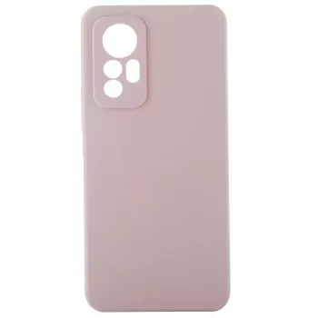 Evelatus Xiaomi 12 Lite Premium Soft Touch Silicone Case Sand Pink