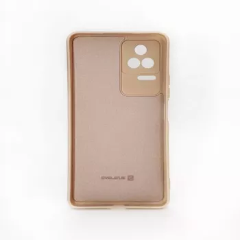 Evelatus Xiaomi POCO F4 Nano Silicone Case Soft Touch TPU Beige