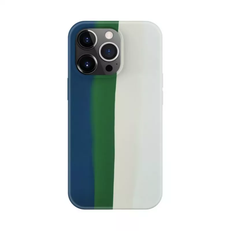 Evelatus Apple iPhone 14 Pro Silikona Maciņš Daudzkrāsains Zaļš