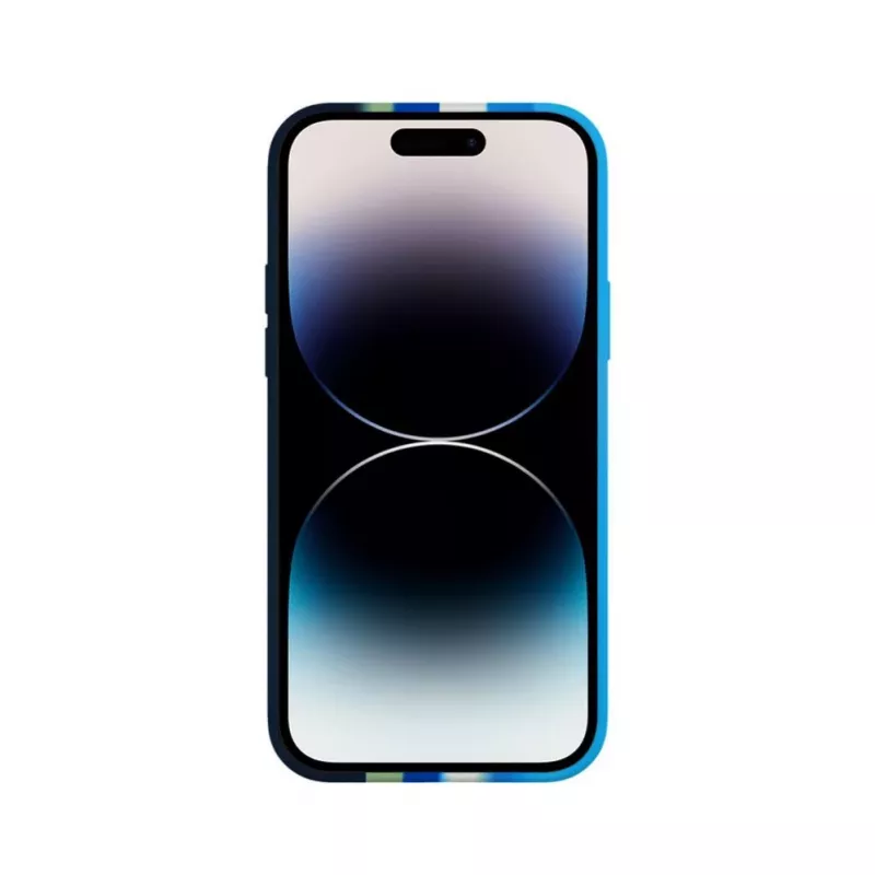 Evelatus Apple iPhone 14 Pro Max Silikona Maciņš Daudzkrāsains Zils