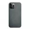 iLike Apple iPhone 12 / 12 Pro Silikona Plastmasas Maciņš Eco Print Dizains Melns