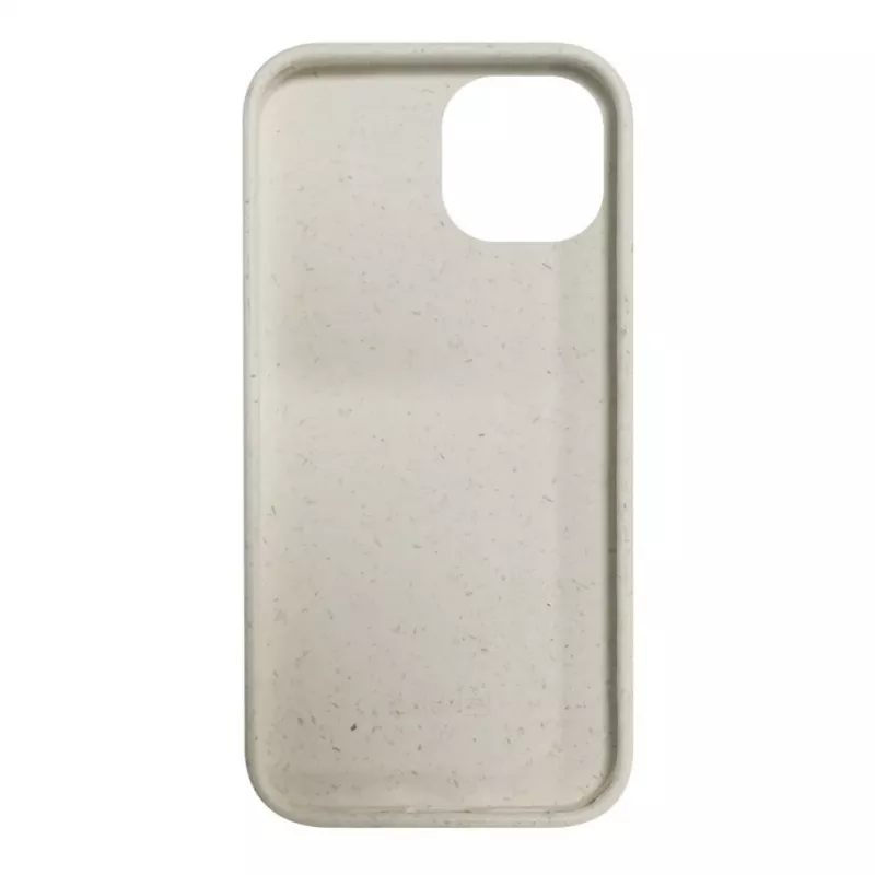 iLike Apple iPhone 13 Silikona Plastmasas Maciņš Eco Print Dizains Balts