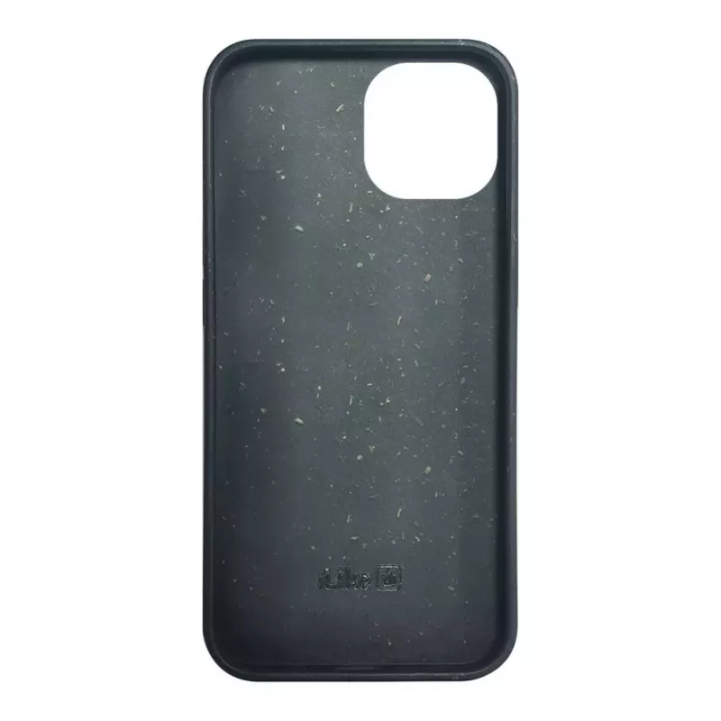 iLike Apple iPhone 14 Silikona Plastmasas Maciņš Eco Print Dizains Melns