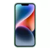 iLike Apple iPhone 14 Silikona Plastmasas Maciņš Eco Print Dizains Ziedu Zaļš