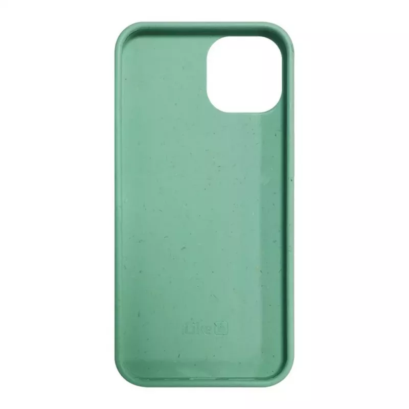 iLike Apple iPhone 14 Silikona Plastmasas Maciņš Eco Print Dizains Ziedu Zaļš