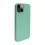 iLike Apple iPhone 14 Silikona Plastmasas Maciņš Eco Print Dizains Ziedu Zaļš