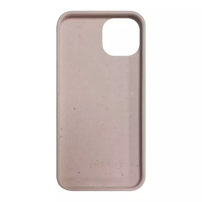 iLike Apple iPhone 14 Silikona Plastmasas Maciņš Eco Print Dizains Bēšs