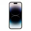 iLike Apple iPhone 14 Pro Max Silikona Plastmasas Maciņš Eco Print Dizains Balts