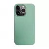 iLike Apple iPhone 14 Pro Max Silikona Plastmasas Maciņš Eco Print Dizains Ziedu Zaļš